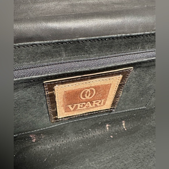 Veari Leather clutch - Dark Brown - Picture 4 of 9